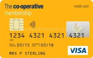 Co-operative Bank members cashback credit card
