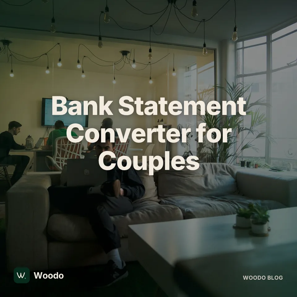 Bank Statement Converter for Couples: PDF to CSV or Excel