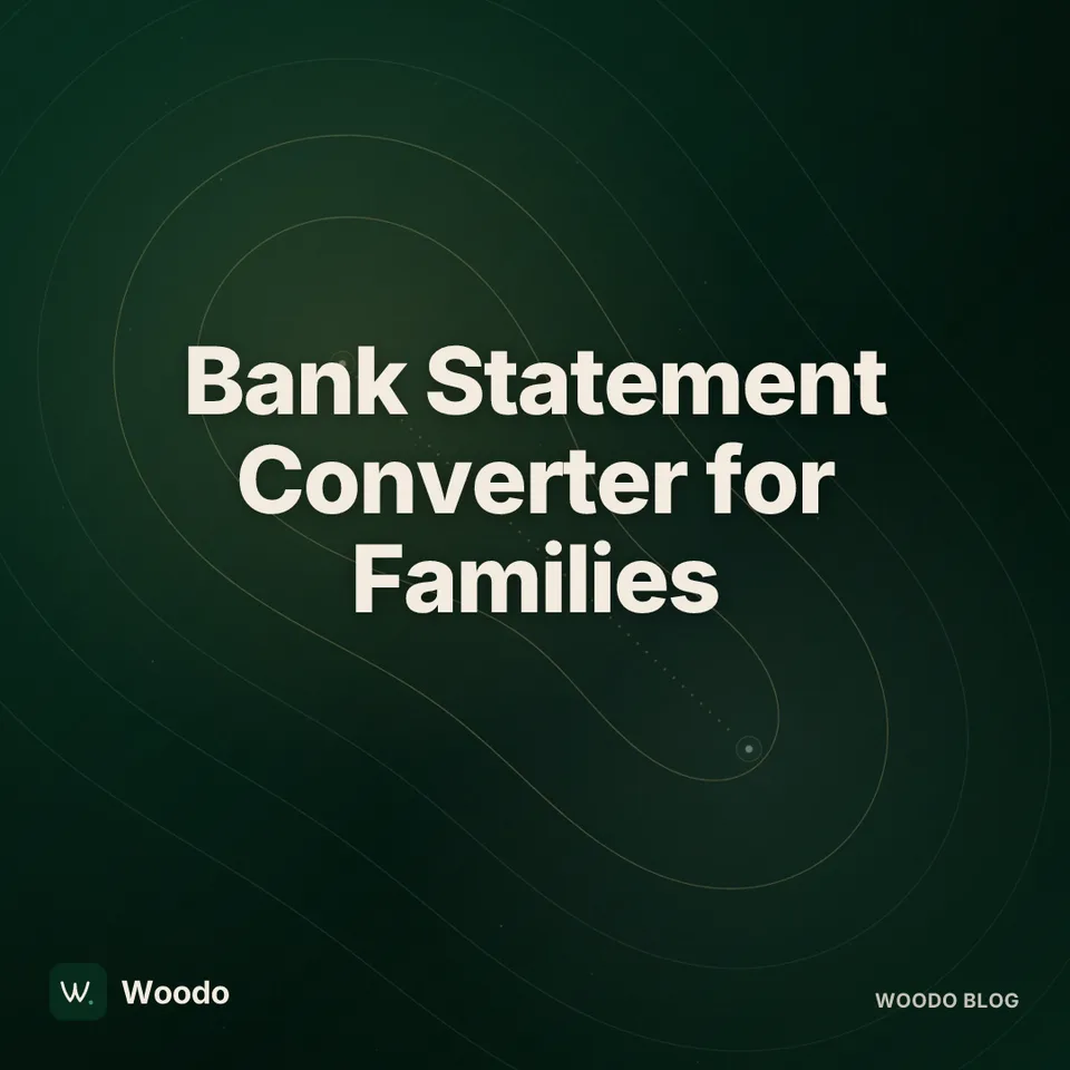 Bank Statement Converter for Families: Outgrow Excel