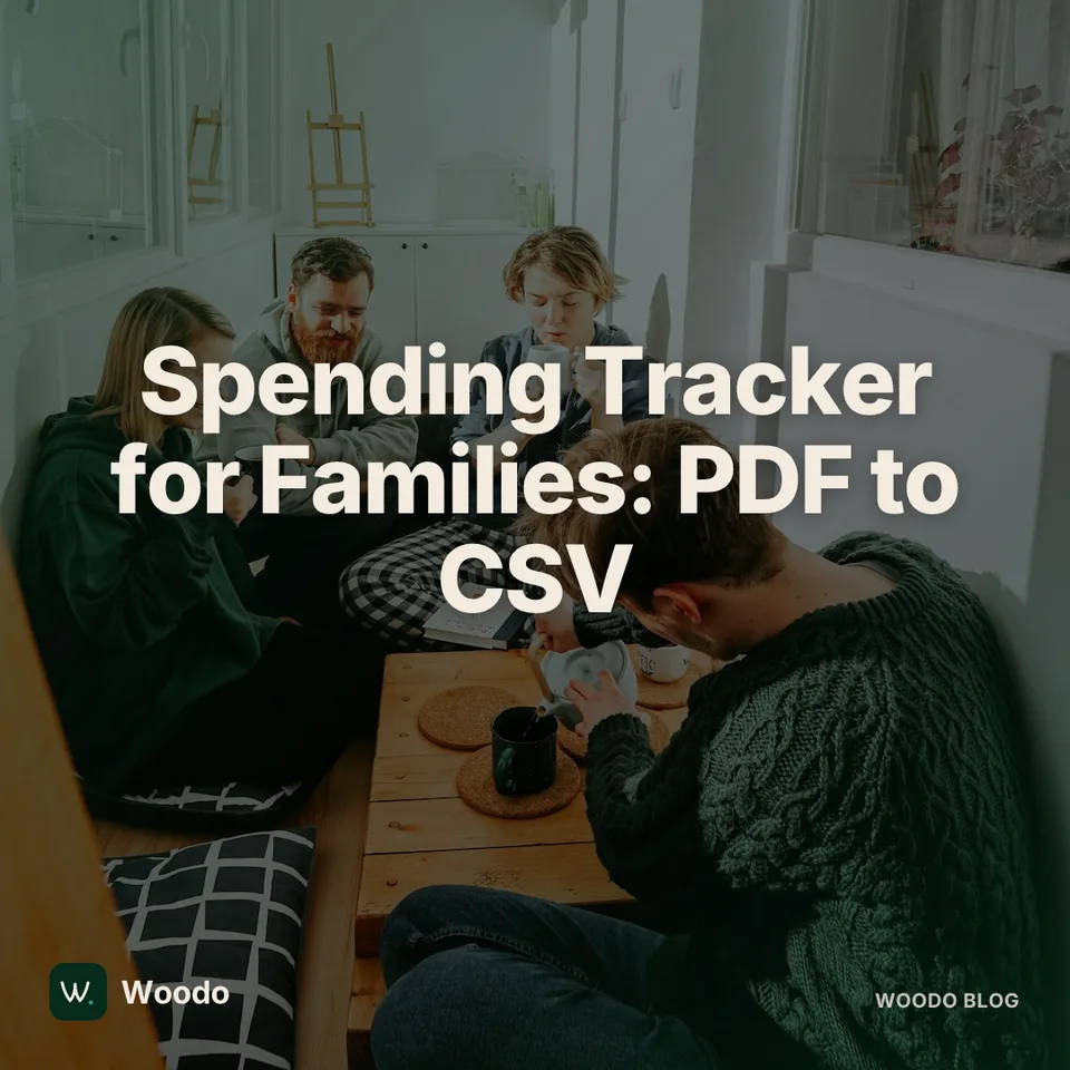 Spending Tracker for Families: Convert Statement PDFs to CSV